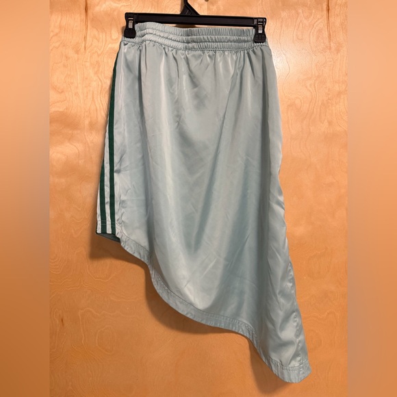 Green Adidas Asymmetrical Skirt with Logo - Picture 3 of 4